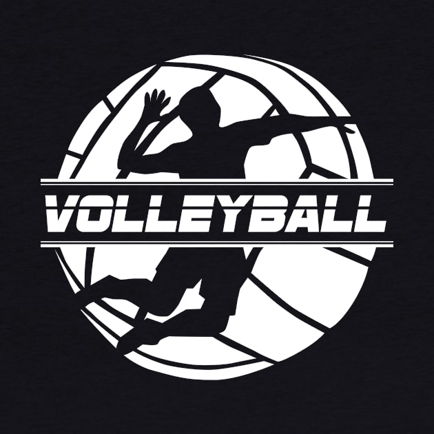 Volleyball White Version by AYDesign